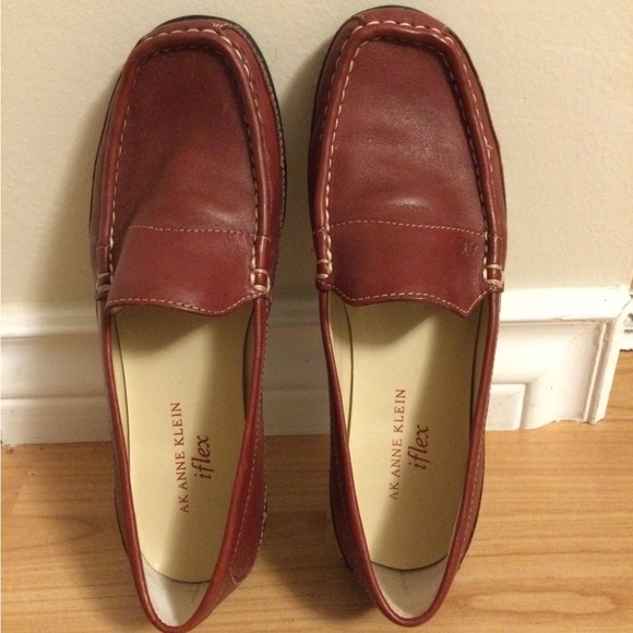Anne Klein Leather Loafers - Picture 2 of 3
